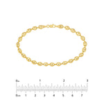 Load image into Gallery viewer, 14k Yellow Gold Puff Carabiner Bracelet Anklet Choker Necklace Pendant Chain
