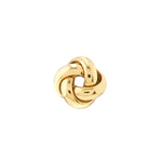 Load image into Gallery viewer, 14K Yellow Gold Love Knot Post Push Back Earrings
