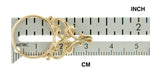 Carregar imagem no visualizador da galeria, 14k Yellow Gold Filigree Ornate Prong Coin Bezel Holder Pendant Charm for 16.5mm Coins 1/10 oz American Eagle 1/10 oz Krugerrand
