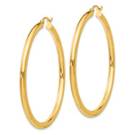 Carica l'immagine nel visualizzatore di Gallery, 10K Yellow Gold Round Classic Hoop Earrings 50mm x 3mm
