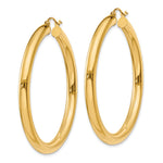 Załaduj obraz do przeglądarki galerii, 10K Yellow Gold Round Classic Hoop Earrings 45mm x 4mm
