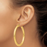Afbeelding in Gallery-weergave laden, 10K Yellow Gold Round Classic Hoop Earrings 55mm x 5mm
