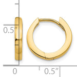 Load image into Gallery viewer, 10k Yellow Gold Hoop Earrings Hinged
