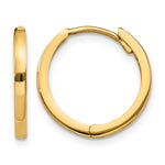 Load image into Gallery viewer, 10k Yellow Gold Hoop Earrings Hinged
