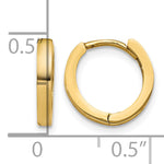 Load image into Gallery viewer, 10k Yellow Gold Hoop Earrings Hinged

