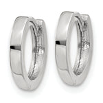 Load image into Gallery viewer, 10k White Gold Hoop Earrings Hinged
