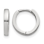 Load image into Gallery viewer, 10k White Gold Hoop Earrings Hinged
