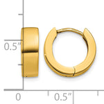 Load image into Gallery viewer, 10k Yellow Gold Hoop Earrings Hinged
