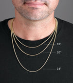 Załaduj obraz do przeglądarki galerii, 14k Yellow Gold 7mm Curb Bracelet Anklet Choker Necklace Pendant Chain
