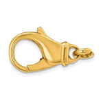 將圖片載入圖庫檢視器 18k Yellow Rose White Gold Fancy Lobster Clasp 25.6mm x 14mm
