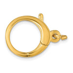 Load image into Gallery viewer, 14k Yellow White Gold Fancy Large Round Lobster Clasp
