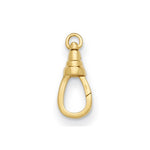 Load image into Gallery viewer, 14k Yellow White Gold Swivel Hook Push Lobster Clasp Pendant Charm Chain Connector Hanger Enhancer
