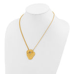 Load image into Gallery viewer, 18k Solid Yellow Gold Diamond Byzantine Pendant Charm Multi Strand Toggle Clasp Necklace
