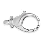 Indlæs billede til gallerivisning 18k White Gold Diamond Large Fancy Lobster Clasp 32mm x 17.2mm
