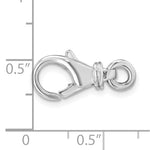 Load image into Gallery viewer, 18k Yellow Rose White Gold Fancy Lobster Clasp 19mm x 8.85mm
