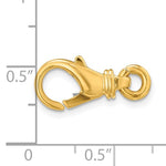 Load image into Gallery viewer, 18k Yellow Rose White Gold Fancy Lobster Clasp 19mm x 8.85mm
