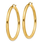 Load image into Gallery viewer, 10K Yellow Gold Round Classic Hoop Earrings 50mm x 4mm
