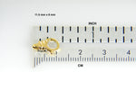 Cargar imagen en el visor de la galería, 18k 14k Yellow White Gold Fancy Lobster Clasp 13mm x 9.25mm
