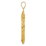 Indlæs billede til gallerivisning 14K Yellow Gold Diamond Cut Rope Edge US $20 Dollar Liberty Saint-Gaudens Coin Holder Bezel Pendant Charm Screw Top for 34.2 mm Coins
