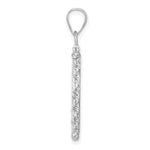 Carregar imagem no visualizador da galeria, 14K White Gold Rope Edge US $2.50 Dollar Liberty Indian Barber Dime Mercury Dime Coin Holder Bezel Pendant Charm Screw Top for 17.8 mm Coins
