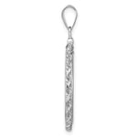 Load image into Gallery viewer, 14K White Gold Rope Edge US $5 Dollar Liberty Indian Statue of Liberty Bald Eagle Congressional Coin Holder Bezel Pendant Charm Screw Top for 21.6 mm Coins
