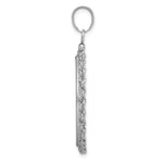 Load image into Gallery viewer, 14K White Gold Rope Edge 1/2 oz American Eagle Panda US $10 Dollar Liberty Indian Coin Holder Bezel Pendant Charm Screw Top for 27 mm Coins

