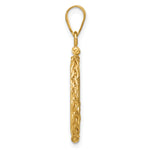 Load image into Gallery viewer, 14K Yellow Gold Wheat Chain 1/10 oz Maple Leaf Philharmonic Australian Nugget Kangaroo Coin Holder Bezel Pendant Charm Screw Top for 16 mm Coins
