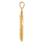 Indlæs billede til gallerivisning 14K Yellow Gold Wheat Chain 1/2 oz Maple Leaf Australian Nugget Kangaroo Koala Coin Holder Bezel Pendant Charm Screw Top for 25 mm Coins
