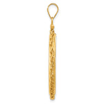 Load image into Gallery viewer, 14K Yellow Gold Wheat Chain 1/2 oz American Eagle Panda US $10 Dollar Liberty Indian Coin Holder Bezel Pendant Charm Screw Top for 27 mm Coins
