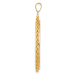 Load image into Gallery viewer, 14K Yellow Gold Wheat Chain 50 Peso Coin Holder Bezel Pendant Charm Screw Top for 37 mm Coins
