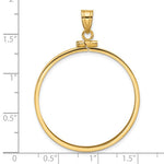 Load image into Gallery viewer, 10K Yellow Gold 1 oz Old US Series Panda Australian Nugget Kangaroo Koala Coin Holder Bezel Pendant Screw Top for 32 mm Coins
