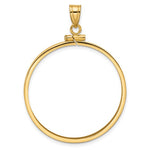 Load image into Gallery viewer, 10K Yellow Gold 1 oz Old US Series Panda Australian Nugget Kangaroo Koala Coin Holder Bezel Pendant Screw Top for 32 mm Coins
