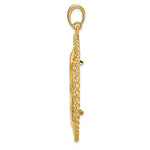 Load image into Gallery viewer, 14K Yellow Gold Greek Key Rope 1/2 oz American Eagle Panda US $10 Dollar Liberty Indian Coin Holder Bezel Pendant Charm Prong for 27 mm Coins
