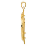 Afbeelding in Gallery-weergave laden, 14k Yellow Gold Prong Coin Bezel Holder for 34.2mm Coins or $20 Dollar Liberty or US $20 Saint Gaudens Diamond Shaped Beaded Pendant Charm
