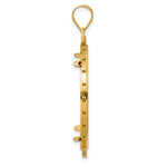 Charger l'image dans la galerie, 14K Yellow Gold Diamond Cut Greek Key Old US Series 1 oz Panda Australian Nugget Kangaroo Koala Coin Holder Bezel Pendant Charm Prong for 32 mm Coins
