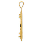 Load image into Gallery viewer, 14K Yellow Gold Diamond Cut Scalloped Old US Series 1 oz Panda Australian Nugget Kangaroo Koala Coin Holder Bezel Pendant Prong for 32 mm Coins
