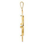 Lade das Bild in den Galerie-Viewer, 14K Yellow Gold Diamond Cut Riptide Diagonal Riptide 1/2 oz American Eagle Panda US $10 Dollar Liberty Indian Coin Holder Bezel Pendant Prong for 27 mm Coins
