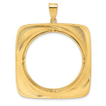 Charger l'image dans la galerie, 14K Yellow Gold Riptide Old US Series 1 oz Panda Australian Nugget Kangaroo Koala Coin Holder Bezel Pendant Prong for 32 mm Coins

