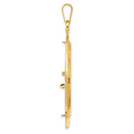 Cargar imagen en el visor de la galería, 14K Yellow Gold Beaded Ships Anchor Old US Series 1 oz Panda Australian Nugget Kangaroo Koala Coin Holder Bezel Pendant Prong for 32 mm Coins
