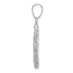 Załaduj obraz do przeglądarki galerii, 14K White Gold Diamond Cut Rope Edge US $1 Dollar Type 1 and 2 Peso Coin Holder Bezel Pendant Charm Screw Top for 13 mm Coins
