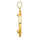 Load image into Gallery viewer, 10K Yellow Gold Beaded 1/2 oz American Eagle Panda US $10 Dollar Liberty Indian Coin Holder Bezel Pendant Prong for 27 mm Coins
