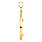 Load image into Gallery viewer, 10K Yellow Gold Diamond Cut 1/2 oz American Eagle Panda US $10 Dollar Liberty Indian Coin Holder Bezel Pendant Prong for 27 mm Coins
