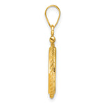 Load image into Gallery viewer, 14K Yellow Gold Rope Edge 1/20 oz Maple Leaf Panda Kangaroo 1/25 oz Cat Coin Holder Bezel Pendant Charm Screw Top for 14 mm Coins
