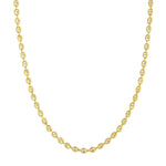 Załaduj obraz do przeglądarki galerii, 14k Yellow Gold Puff Carabiner Bracelet Anklet Choker Necklace Pendant Chain
