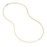 Загрузить изображение в средство просмотра галереи, 14k Yellow Gold Half Paper Clip Half Curb Bracelet Anklet Choker Necklace Pendant Chain
