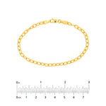 Ladda upp bild till gallerivisning, 14k Yellow Gold Twisted Forzentina Bracelet Choker Necklace Pendant Chain
