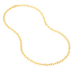 Φόρτωση εικόνας στο εργαλείο προβολής Συλλογής, 14k Yellow Gold Twisted Forzentina Bracelet Choker Necklace Pendant Chain
