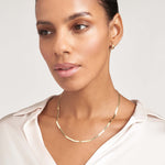 Load image into Gallery viewer, 14k Yellow Gold Serpentine Choker Necklace Pendant Chain
