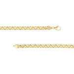 Afbeelding in Gallery-weergave laden, 14k Yellow Gold 8mm Rolo Bracelet Anklet Choker Necklace Pendant Chain
