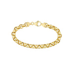 Lade das Bild in den Galerie-Viewer, 14k Yellow Gold 8mm Rolo Bracelet Anklet Choker Necklace Pendant Chain
